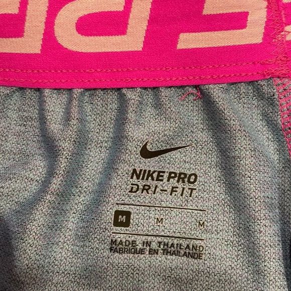 Nike Pro Dri Fit Women’s Shorts size M drawstring super NICE! - Picture 5 of 5